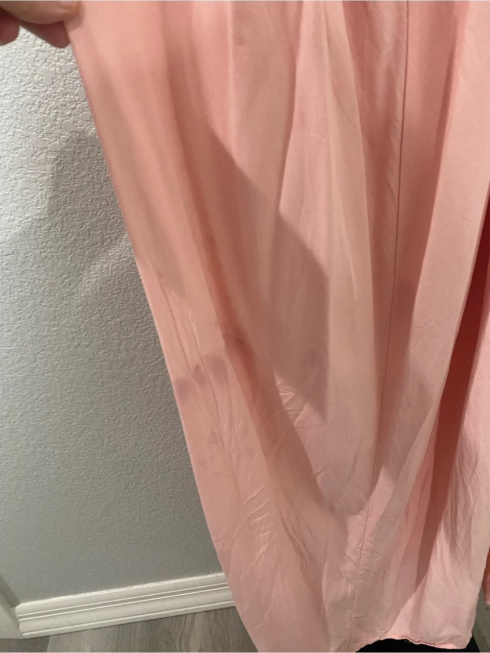 Lilbetter Pink Crochet Bodice Maxi Dress